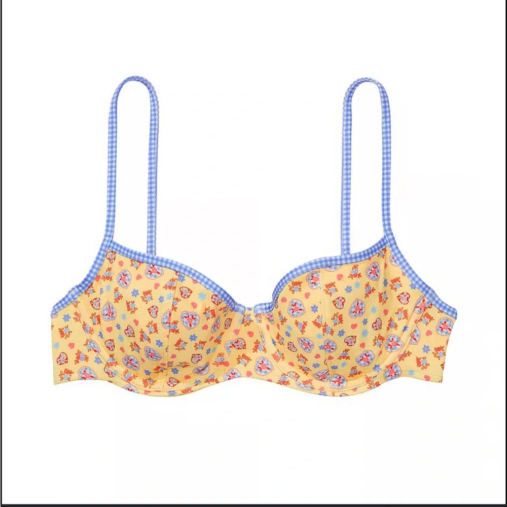 NEW! Frankie’s Bikinis x PINK buttercup underwire bikini top